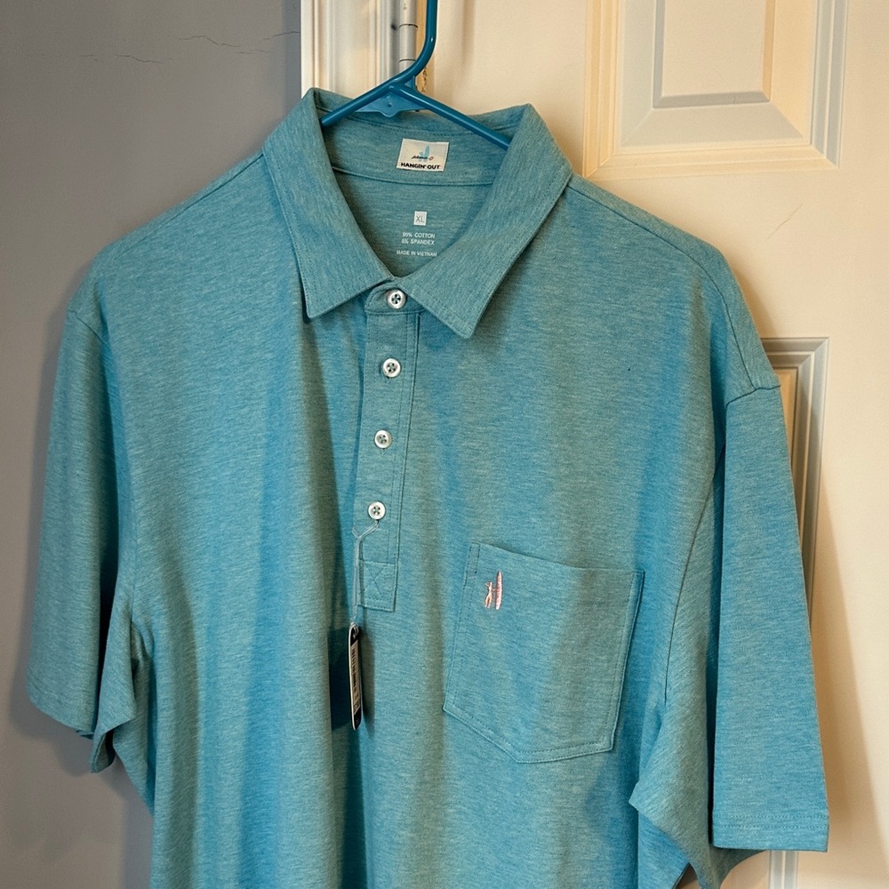 johnnie-O Baja Blue Polo Shirt